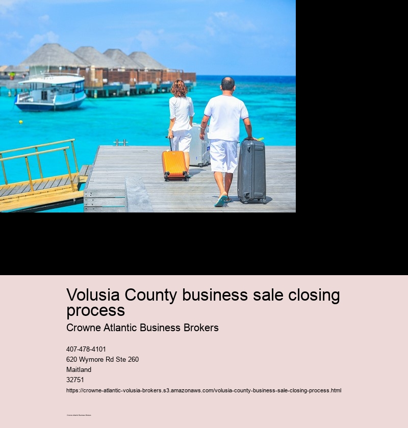 Volusia County business sale closing process